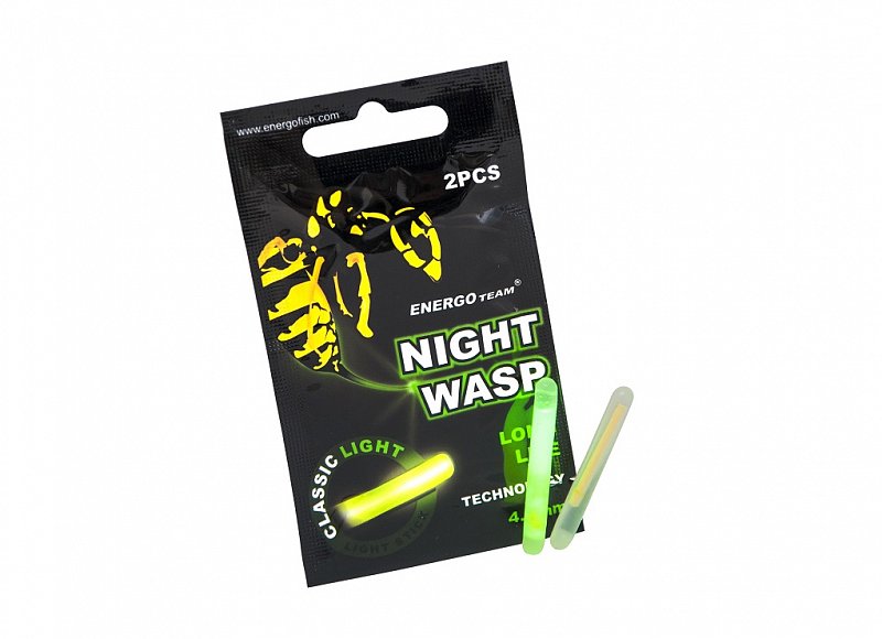 Energofish Chemické svetlo Night Wasp 2ks/bal 4,5mmx39mm